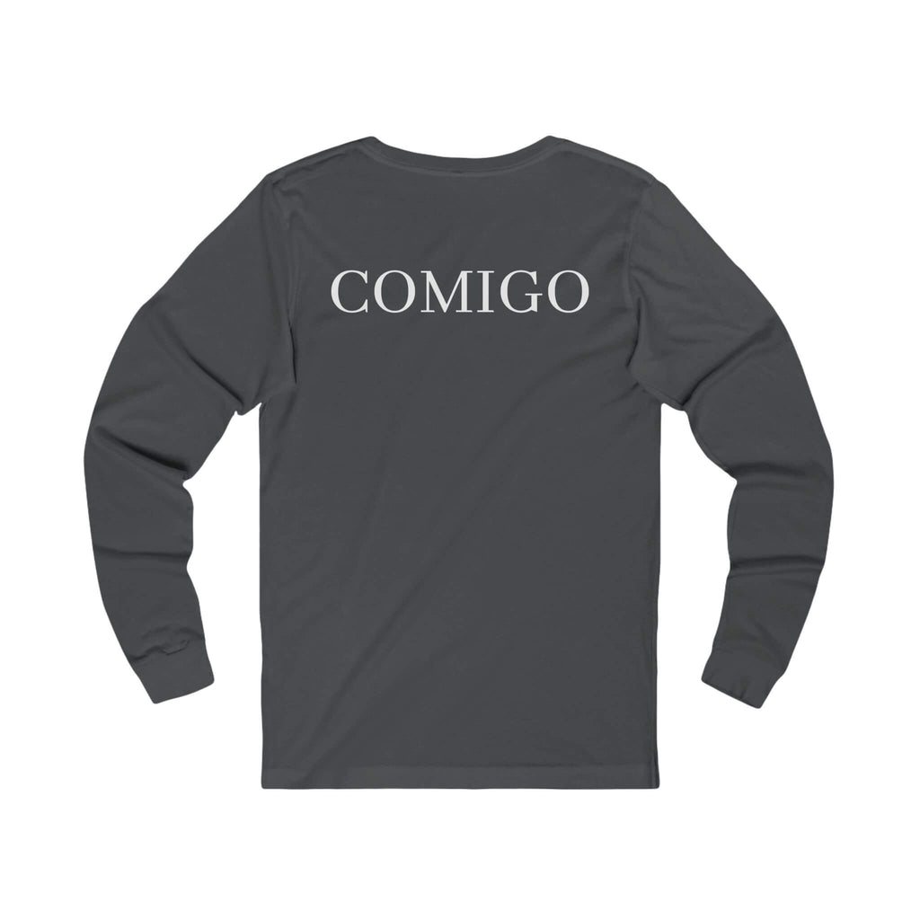 Asphalt COMIGO CLOTHING CO. Original Comigo Logo longsleeve with the original Comigo logo on the back.