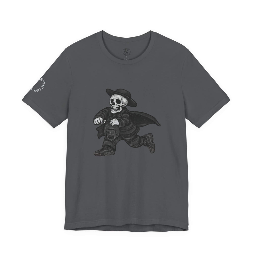 Asphalt COMIGO CLOTHING CO. 1ten L1 Jogga soft t-shirt with the 1ten l1 jogga graphic on the front.