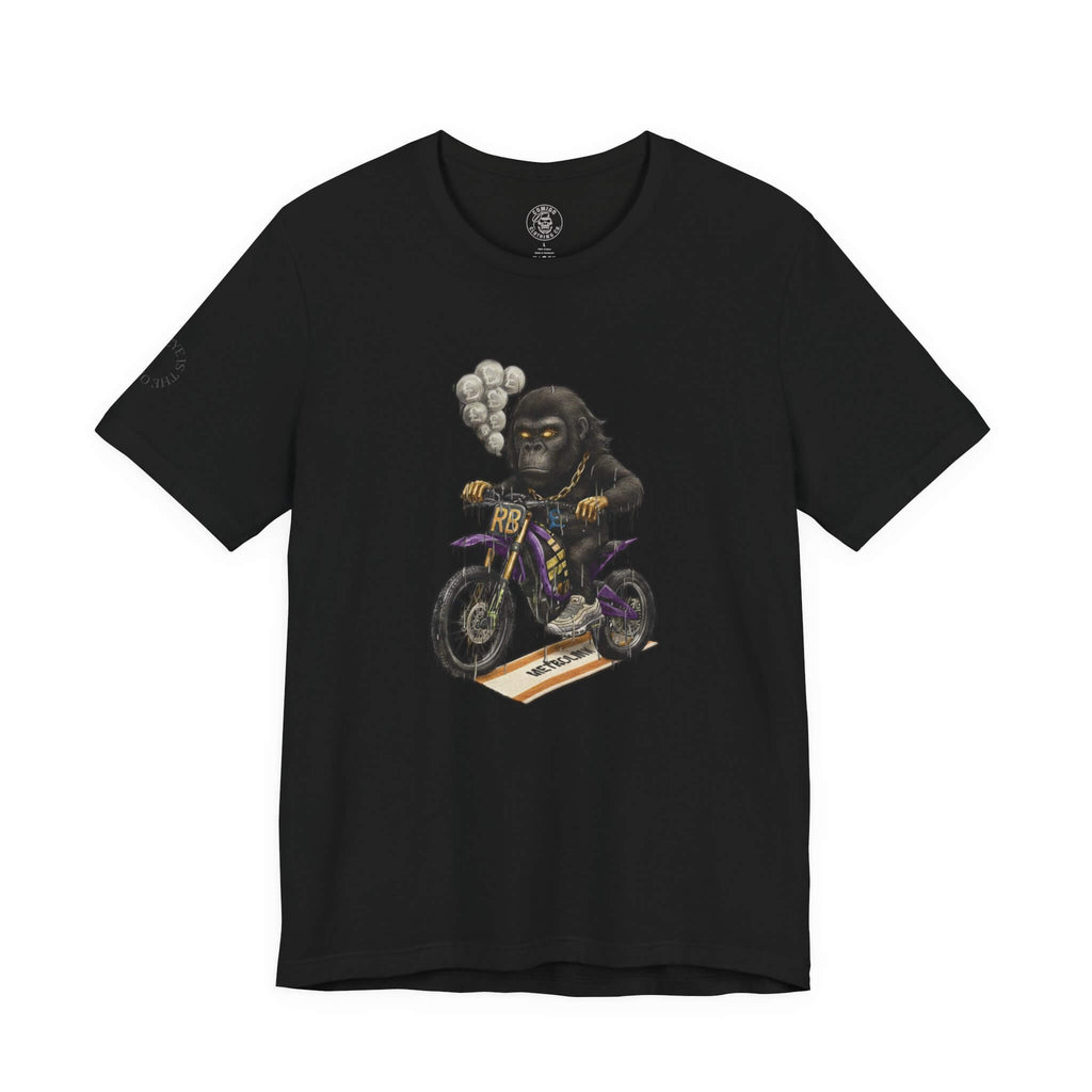 Black COMIGO CLOTHING CO. Rboss soft t-shirt with the rboss graphic on the front.