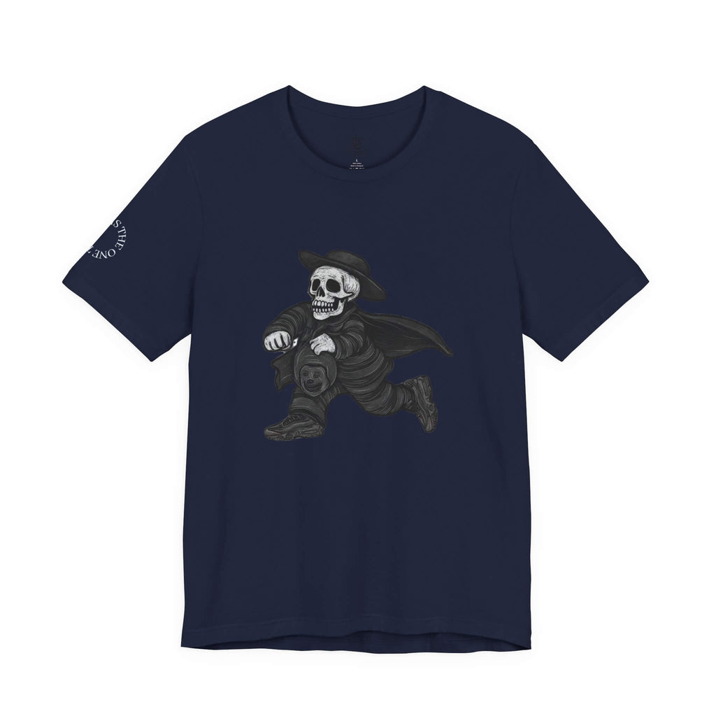 Navy COMIGO CLOTHING CO. 1ten L1 Jogga soft t-shirt with the 1ten l1 jogga graphic on the front.